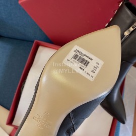 Valentino New Rivet High Heeled Calfskin Boots For Women
