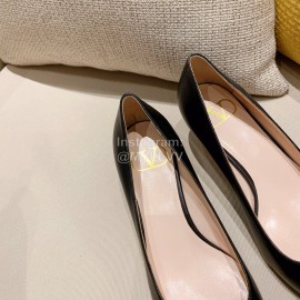 Valentino Fashion Calfskin Pointed High Heels Black