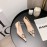 Valentino Fashion Calfskin Pointed High Heels Pink