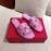 Valentino Spring Summer Soft Sheepskin Slippers Purple