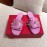 Valentino Spring Summer Soft Sheepskin Slippers Purple