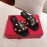Valentino Spring Summer Soft Sheepskin Slippers Black