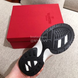 Valentino Winter Thick Soled Wool Sneakers For Women Pink