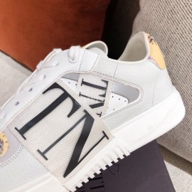 Valentino New Printed Couple Sneakers Yellow