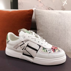 Valentino New Printed Couple Sneakers Green