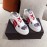Valentino New Printed Couple Sneakers Purple