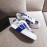 Valentino New Blue Printed Couple Sneakers