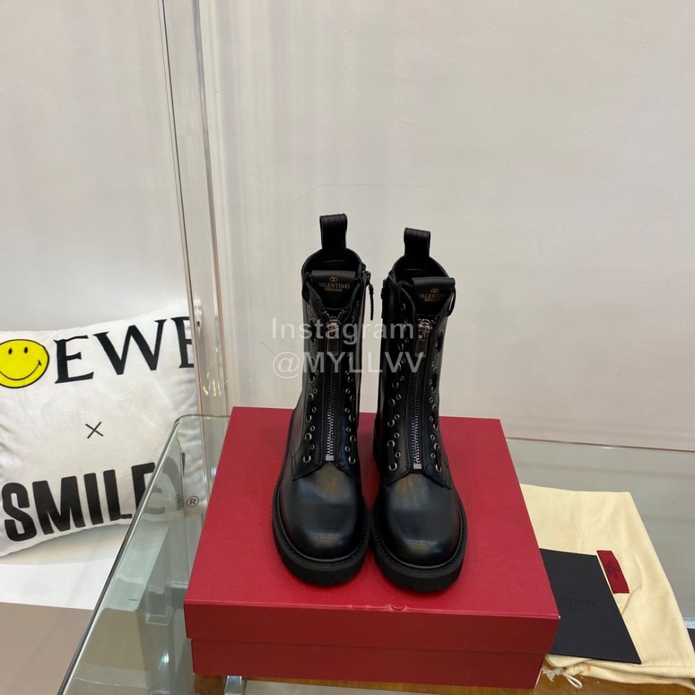 Valentino Autumn Winter New Black Locomotive Boots 