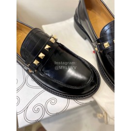 Valentino Early Spring New Black Calf Shoes For Women