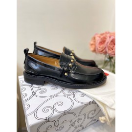 Valentino Early Spring New Black Calf Shoes For Women
