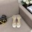 Valentino Summer Rivet Sheepskin High Heel Sandals White