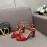 Valentino Summer Rivet Sheepskin High Heel Sandals Red