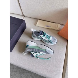 Valentino Autumn Winter Couple Color Matching Sneakers Blue