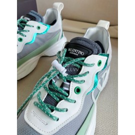 Valentino Autumn Winter Couple Color Matching Sneakers Blue