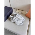 Valentino Autumn Winter Couple Color Matching Sneakers White