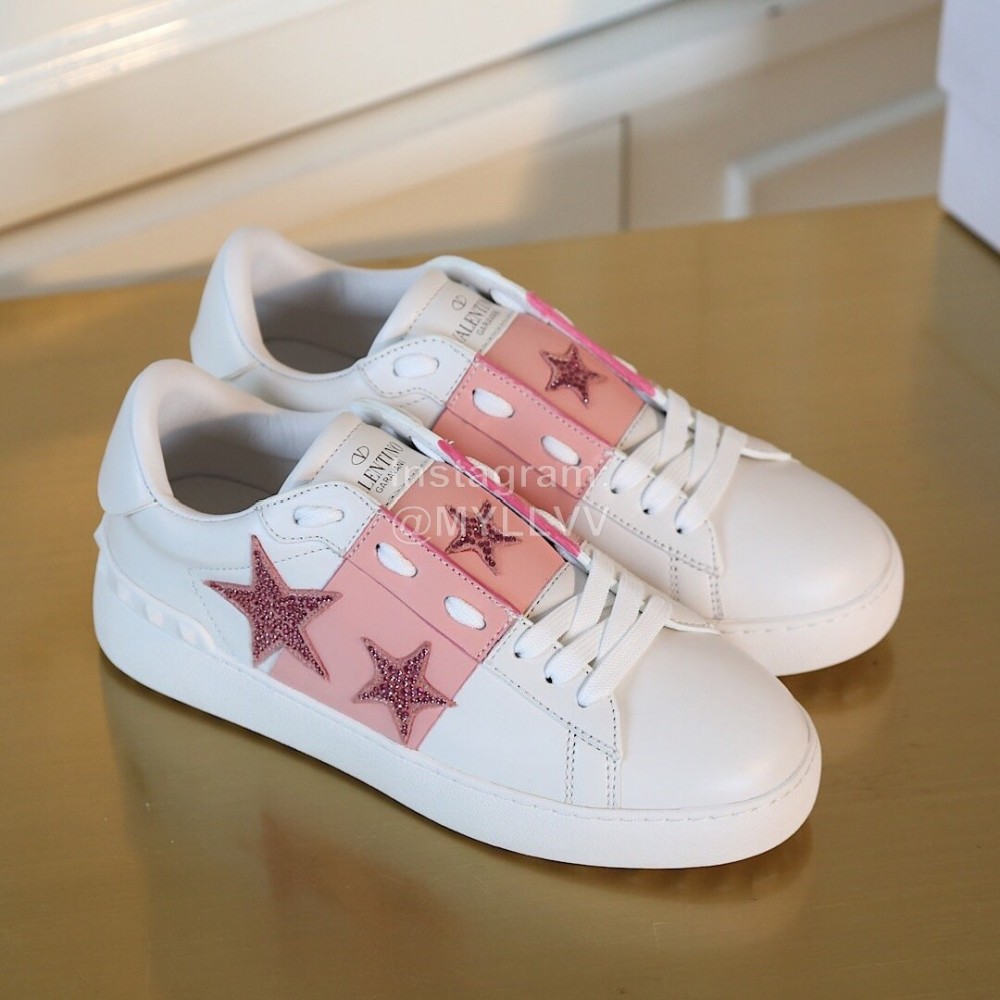 Valentino Classic Leather Pre-Fall Sneakers For Women