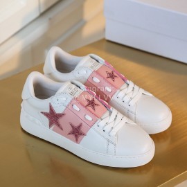 Valentino Classic Leather Pre-Fall Sneakers For Women
