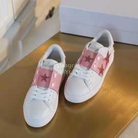 Valentino Classic Leather Pre-Fall Sneakers For Women