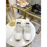 Valentino Winter Calf Wool Thick Soled Sneakers White