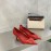 Valentino New Red Leather High Heels For Women