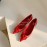 Valentino New Red Leather High Heels For Women