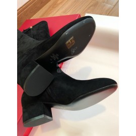 Valentino Autumn Winter New Leather Women Long Boots