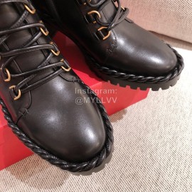 Valentino Autumn Winter Black High Heeled Boots For Women