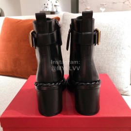 Valentino Autumn Winter Black High Heeled Boots For Women