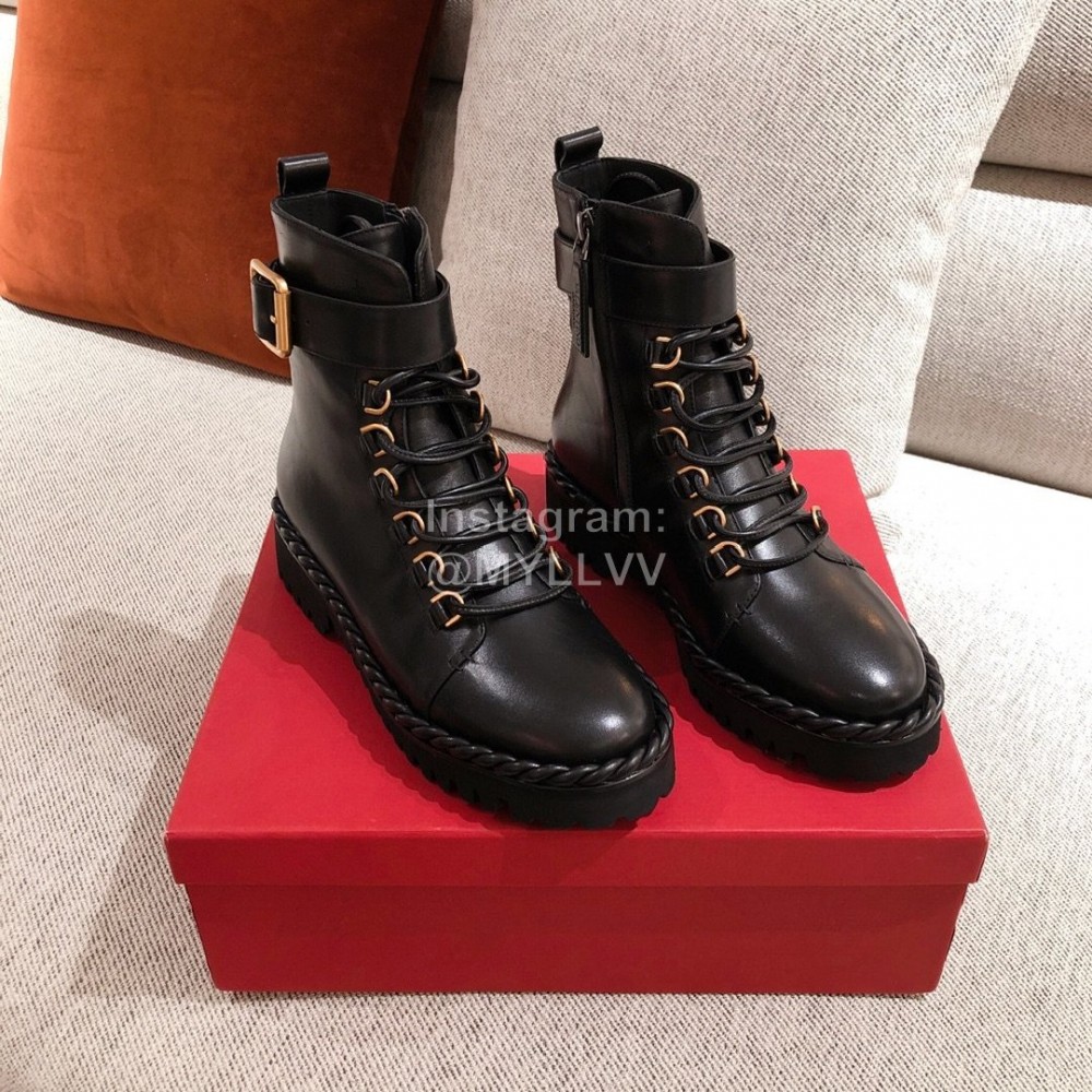 Valentino Autumn Winter Black High Heeled Women Boots