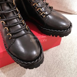 Valentino Autumn Winter Black High Heeled Women Boots