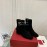 Valentino Autumn Winter Black Suede High Heel Short Boots