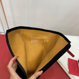 Valentino Autumn Winter Black Suede High Heel Long Boots