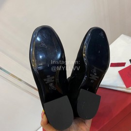 Valentino Autumn Winter Black Suede High Heel Long Boots