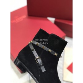 Valentino Fashion Rivet Short Boots For Women