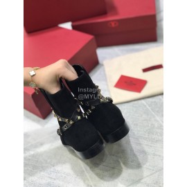 Valentino Fashion Rivet Short Boots For Women