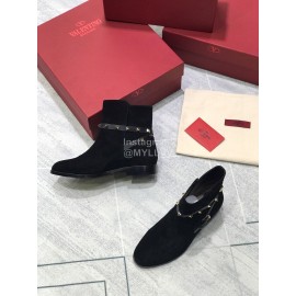 Valentino Fashion Rivet Short Boots For Women