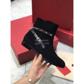 Valentino Fashion Rivet Short Boots For Women