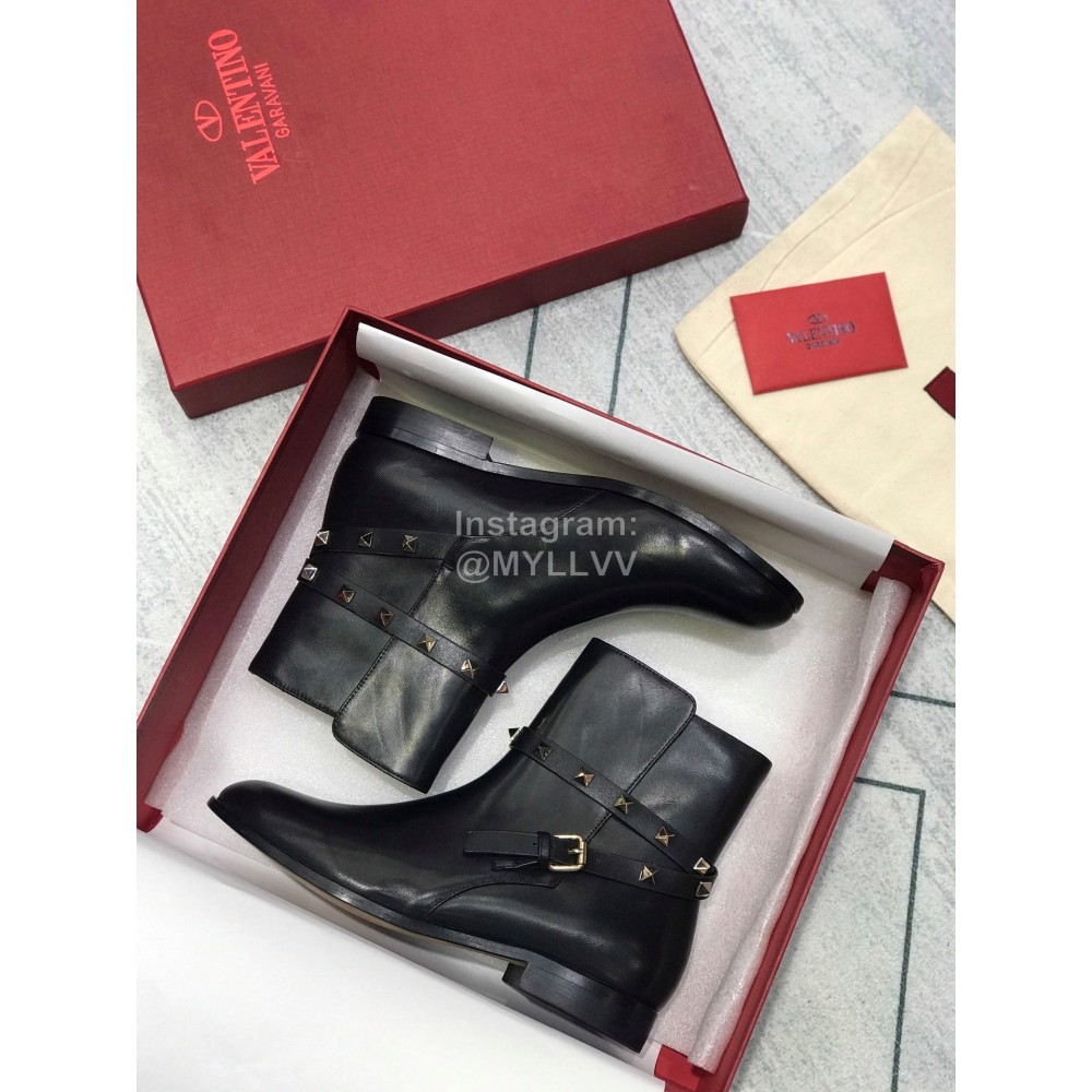 Valentino New Rivet Short Boots For Women