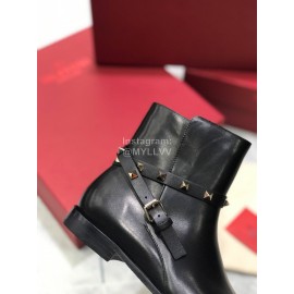 Valentino New Rivet Short Boots For Women
