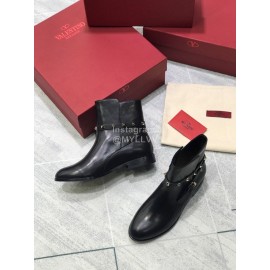 Valentino New Rivet Short Boots For Women