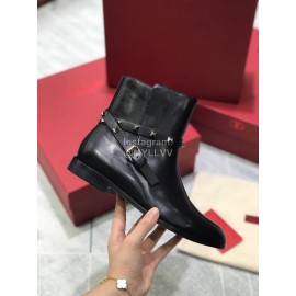 Valentino New Rivet Short Boots For Women