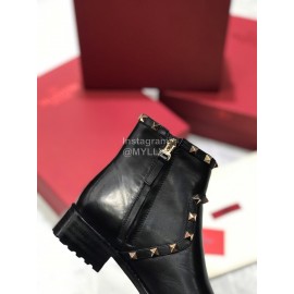 Valentino Classic Rivet Short Boots For Women