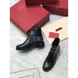 Valentino Classic Rivet Short Boots For Women