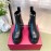 Valentino Leather Thick Soled Short Boots For Women