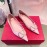 Valentino Leather Pointed Shoes For Women Pink