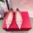 Valentino Leather Pointed Shoes For Women Pink