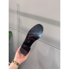 Valentino New V Button High Heel Boots Black For Women