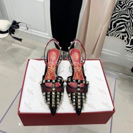 Valentino Rockstud Alcove Rivet High Heel Sandals For Women