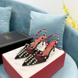 Valentino Rockstud Alcove Rivet High Heel Sandals For Women