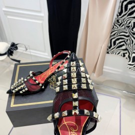 Valentino Rockstud Alcove Rivet High Heel Sandals For Women